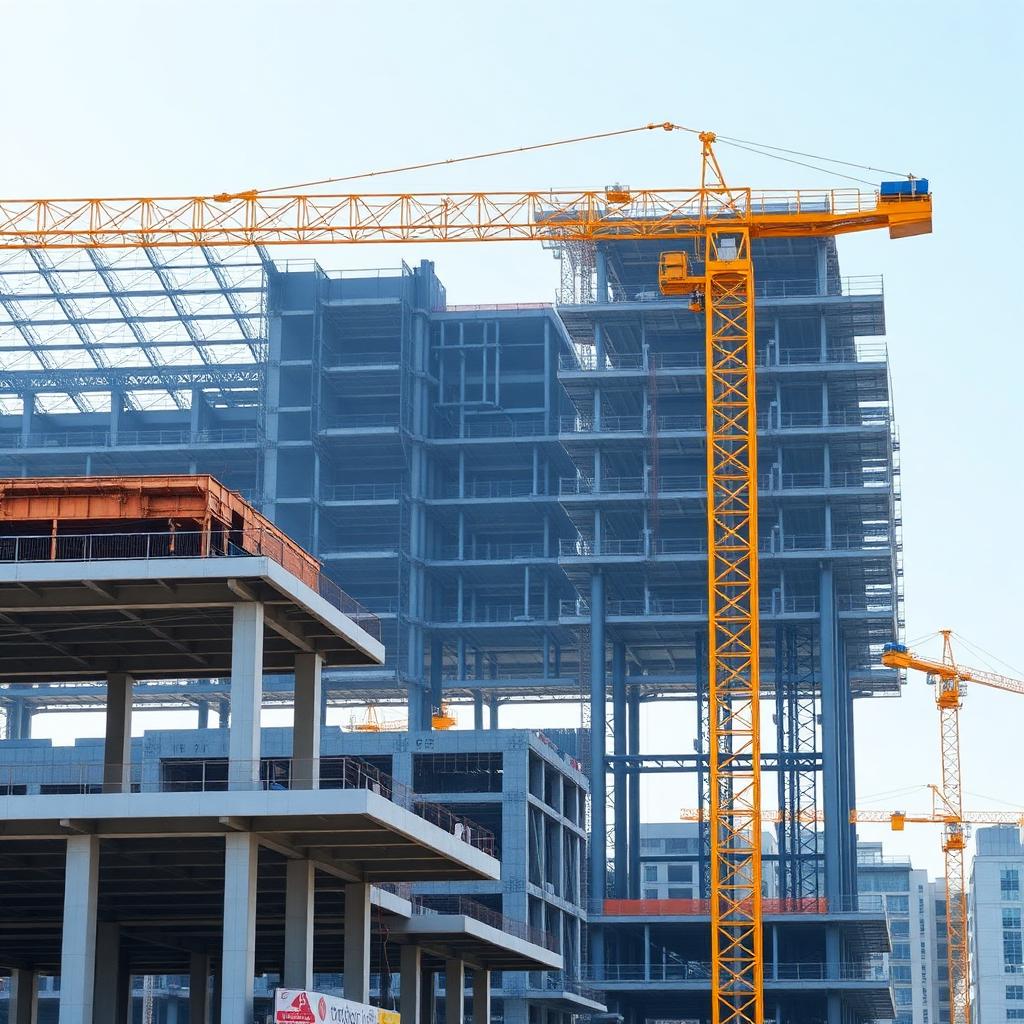 Construction — steel supplied and processed by HST Steels