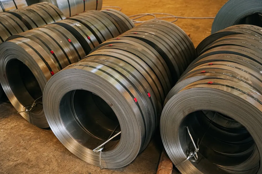Galvanized plain steel coils ready for cut-to-length GP sheets at HST Steels